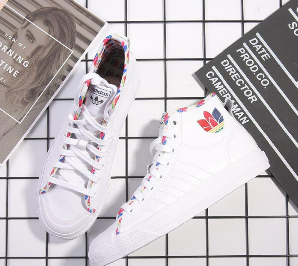 Giày Adidas Nizza High 'Cloud White Multi' FY2848 - Ảnh 5