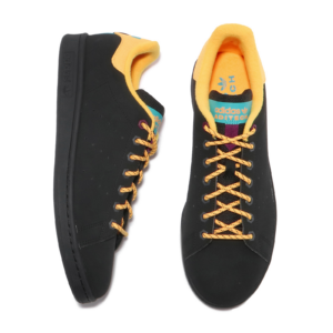 Giay Adidas Stan Smith 'Black Gold Aqua' FX8715