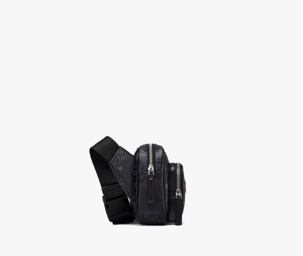 Túi MCM Small Fursten Belt Bag In Visetos Black MMZBSFI03BK001 - Ảnh 4