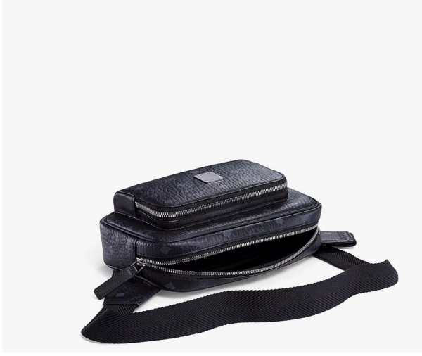Túi MCM Small Fursten Belt Bag In Visetos Black MMZBSFI03BK001 - Ảnh 3