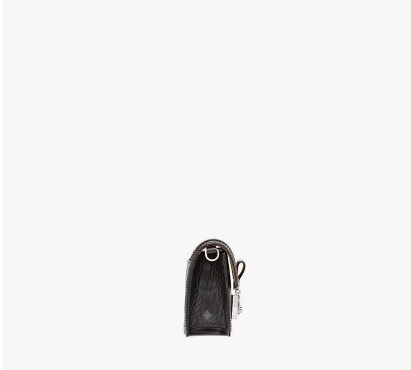 Túi MCM Mini Gretl Crossbody In Visetos Black MWRBAWO05BK001 - Ảnh 4