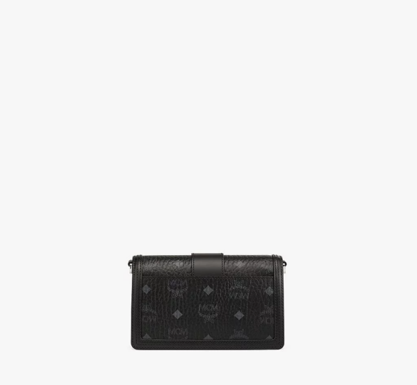 Túi MCM Mini Gretl Crossbody In Visetos Black MWRBAWO05BK001 - Ảnh 3