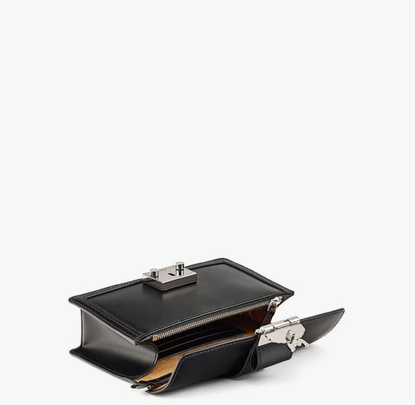 Túi MCM Mini Gretl Crossbody In Spanish Leather Black MWRBAWO03BK001 - Ảnh 3