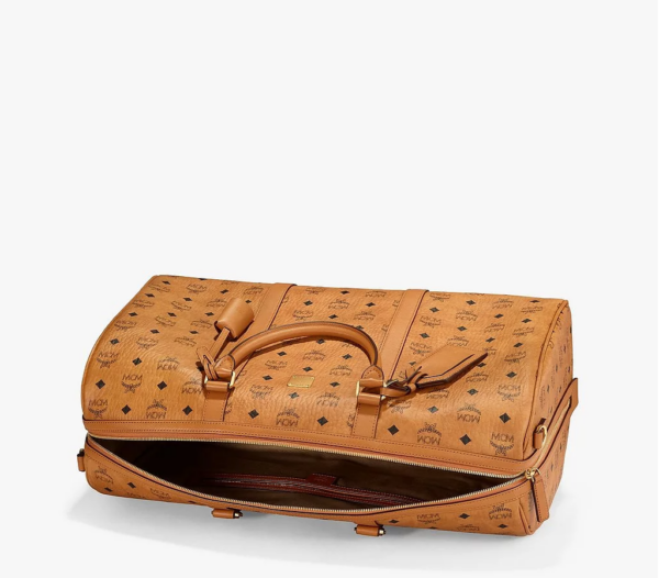 Túi MCM 50cm 20" Traveler Weekender Bag In Visetos Cognac MMVAAVY02CO001 - Ảnh 3