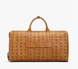 Alternative view of Túi MCM 50cm 20" Traveler Weekender Bag In Visetos Cognac MMVAAVY02CO001