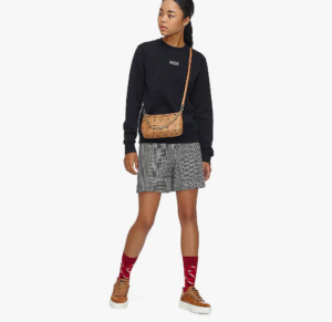 Alternative view of Túi MCM Mini Delmy Shoulder Bag In Visetos Cognac MWSBAER01CO001