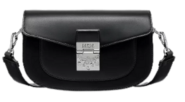 Túi MCM Smal EW Patricia Shoulder Bag In Vachetta Leather Black MWSBSPA01BK001