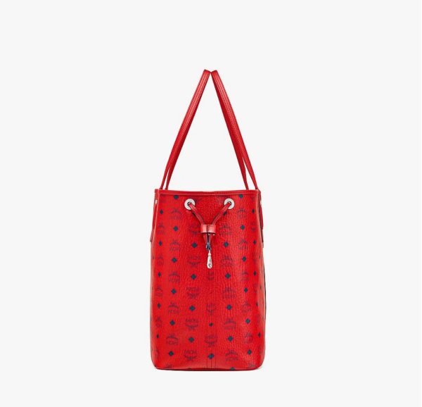 Túi MCM Large Reversible Liz Shopper In Visetos Red MWPAAVI01XC001 - Ảnh 3