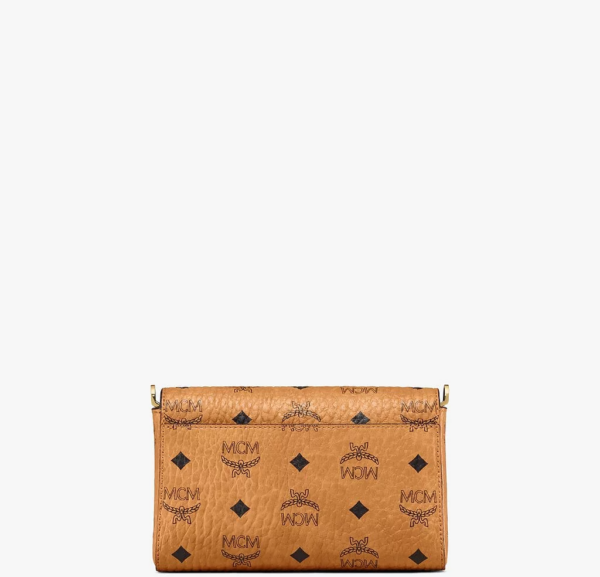 Túi MCM Small Millie Crossbody in Visetos Cognac MWRAAME03CO001 - Ảnh 2