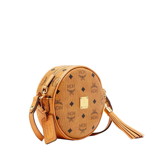 Túi MCM Medium Heritage In Visetos 'Cognac' MWRAAVI06CO001 - Ảnh 5