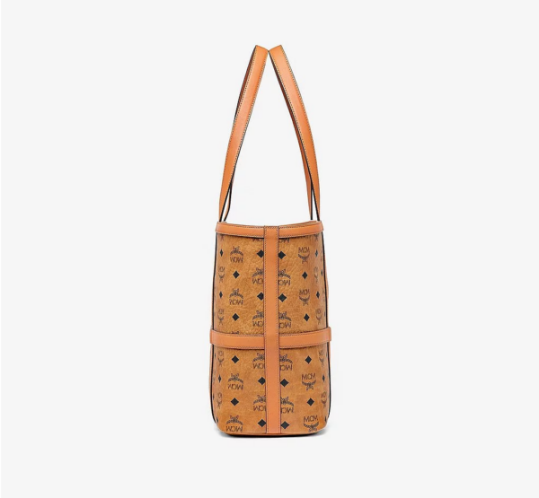 Túi MCM Medium Delmy Shopper In Visetos Cognac MWPBSER01CO001 - Ảnh 2