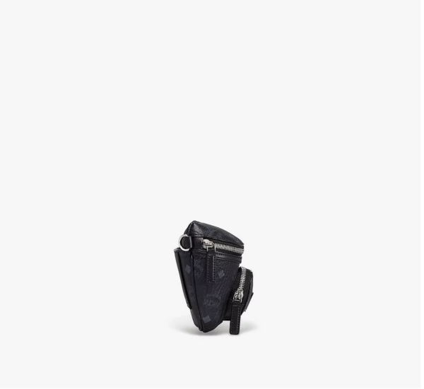 Túi MCM X Mini Klassik Crossbody in Visetos Black MMRBSKC08BK001 - Ảnh 4