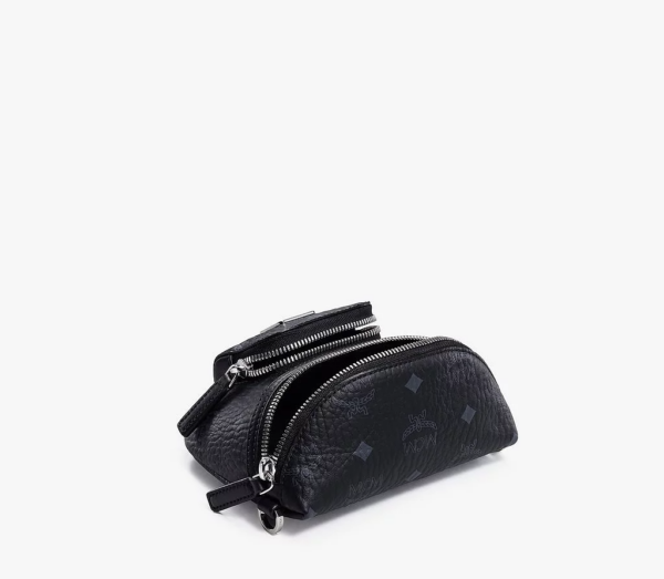 Túi MCM X Mini Klassik Crossbody in Visetos Black MMRBSKC08BK001 - Ảnh 3