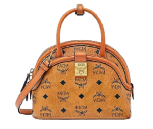 Túi MCM Small Anna Tote in Visetos Cognac MWTBSNN02CO001