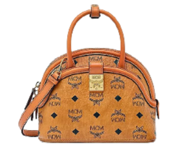 Túi MCM Small Anna Tote in Visetos Cognac MWTBSNN02CO001