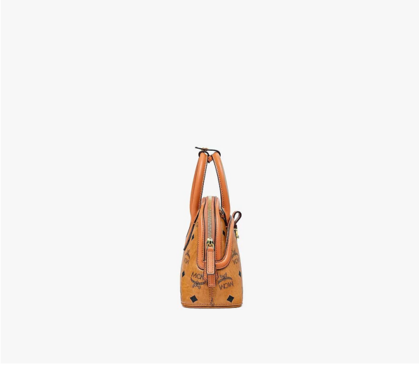 Túi MCM Small Anna Tote in Visetos Cognac MWTBSNN02CO001 - Ảnh 5