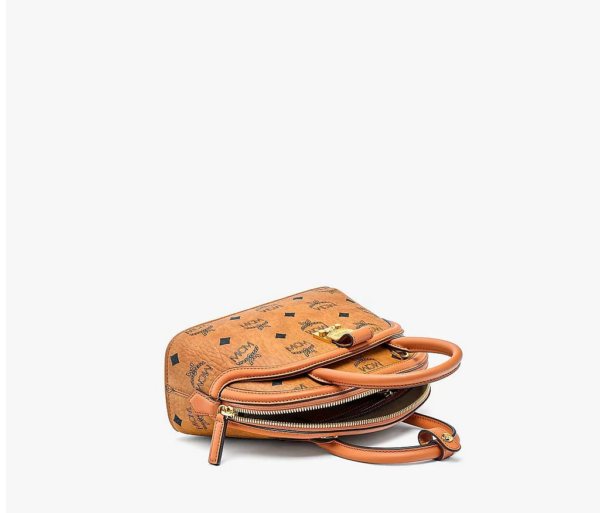 Túi MCM Small Anna Tote in Visetos Cognac MWTBSNN02CO001 - Ảnh 4