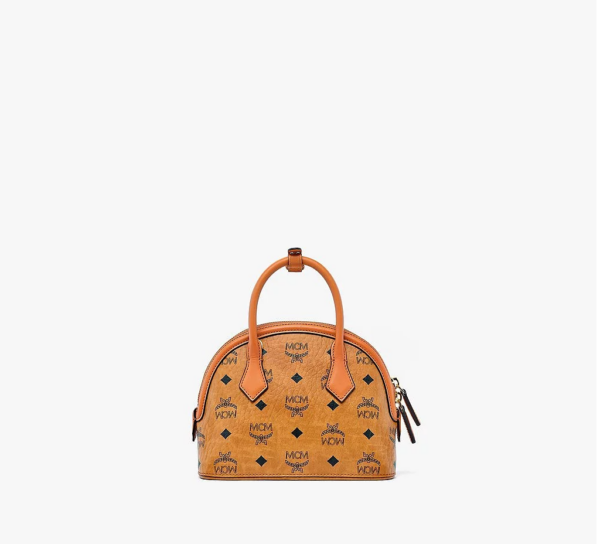 Túi MCM Small Anna Tote in Visetos Cognac MWTBSNN02CO001 - Ảnh 3
