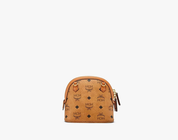 Túi MCM Mini Anna Crossbody In Visetos Cognac MWRBSNN01CO001 - Ảnh 2