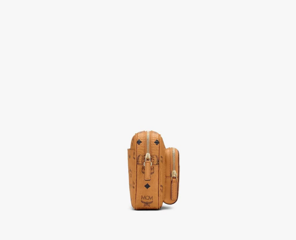 Túi MCM Small Klassik Crossbody In Visetos Cognac MMRAAKC02CO001 - Ảnh 5