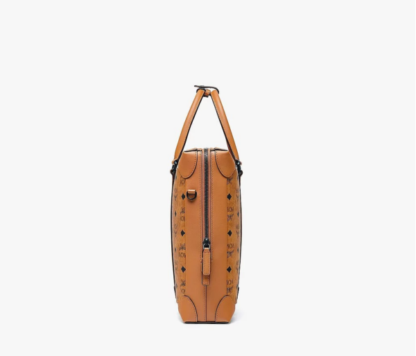 Túi MCM Large Soft Berlin Tote In Visetos Cognac MMTBSBF01CO001 - Ảnh 4
