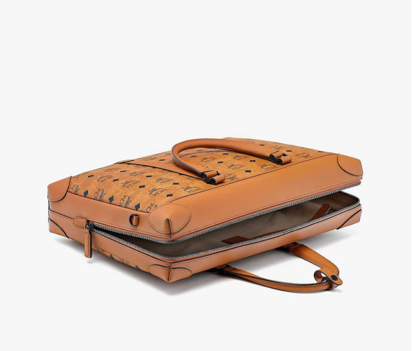 Túi MCM Large Soft Berlin Tote In Visetos Cognac MMTBSBF01CO001 - Ảnh 3