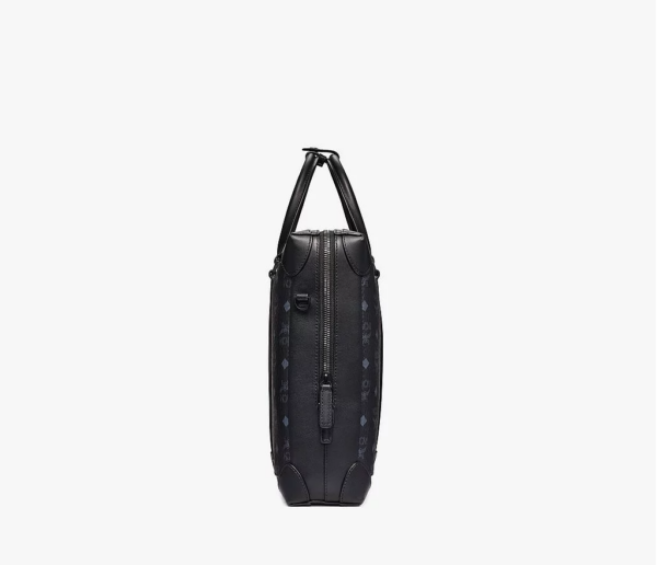 Túi MCM Large Soft Berlin Tote In Visetos Black MMTBSBF01BK001 - Ảnh 4