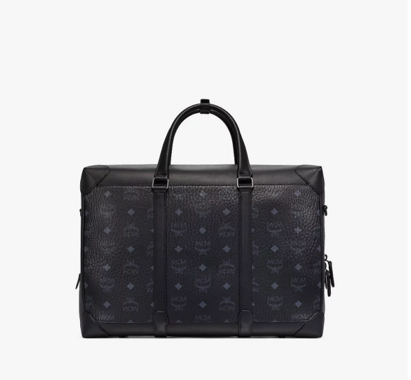 Túi MCM Large Soft Berlin Tote In Visetos Black MMTBSBF01BK001 - Ảnh 2