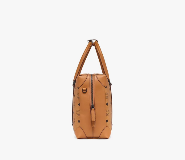 Túi MCM Medium Soft Berlin Tote In Visetos Cognac MMTBSBF02CO001 - Ảnh 4