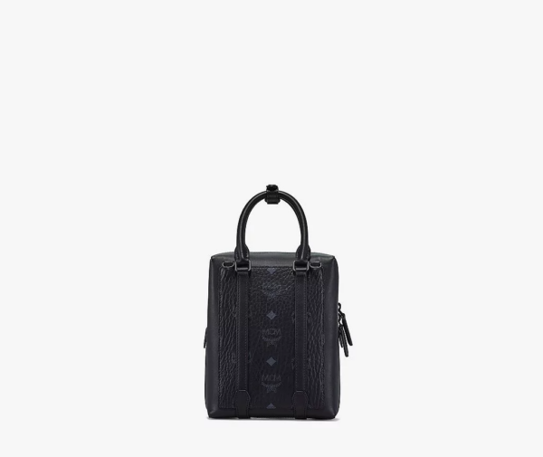 Túi MCM Small NS Soft Berlin Crossbody In Visetos Black MMRBSBF04BK001 - Ảnh 2