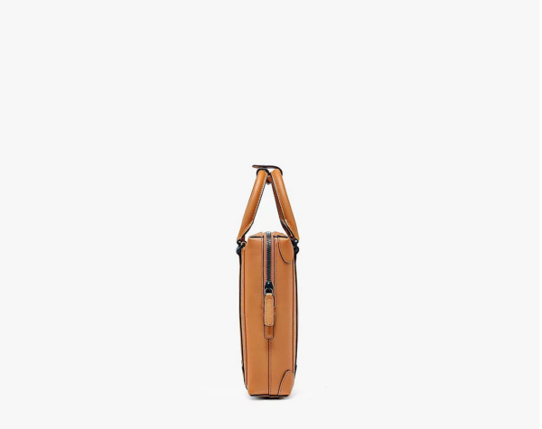 Túi MCM Small NS Soft Berlin Crossbody In Visetos Cognac MMRBSBF04CO001 - Ảnh 4