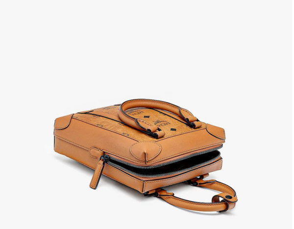 Túi MCM Small NS Soft Berlin Crossbody In Visetos Cognac MMRBSBF04CO001 - Ảnh 3