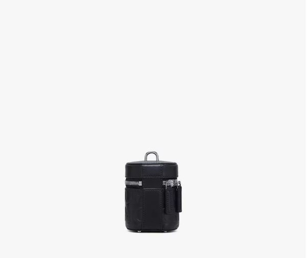 Túi MCM X Mini Cylinder Crossbody In MCM Monogram Leather Black MWRAACG06BK001 - Ảnh 2