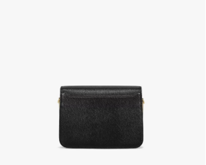 Alternative view of Túi MCM Small Mena Shoulder Bag In Visetos Leather Block Black MWSBSLM01BK001
