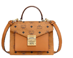 Túi MCM Patricia Satchel In Visetos Cognac MWEAAPA02CO001