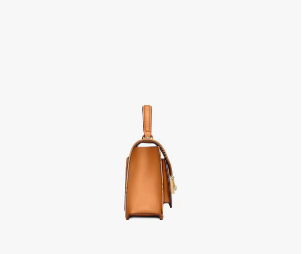 Túi MCM Patricia Satchel In Visetos Cognac MWEAAPA02CO001 - Ảnh 4