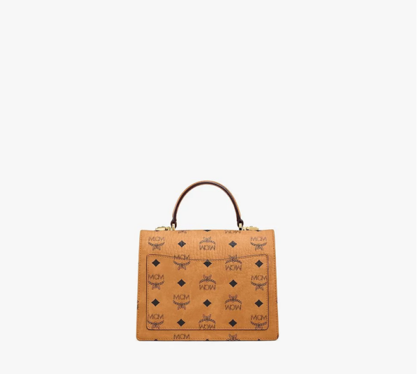 Túi MCM Patricia Satchel In Visetos Cognac MWEAAPA02CO001 - Ảnh 2