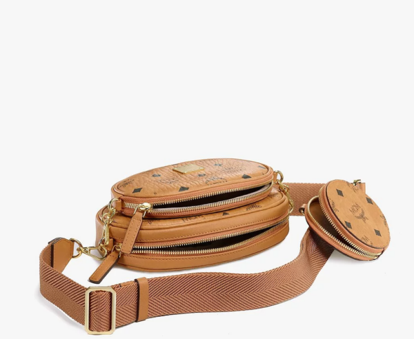Túi MCM Essential Pouch Original Cognac MWRBSSE01CO001 - Ảnh 3