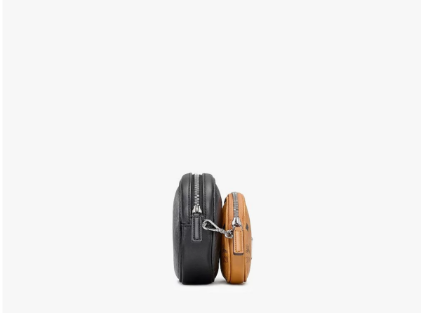 Túi MCM Essential Pouch Original Black White MWRBSSE01BW001 - Ảnh 4