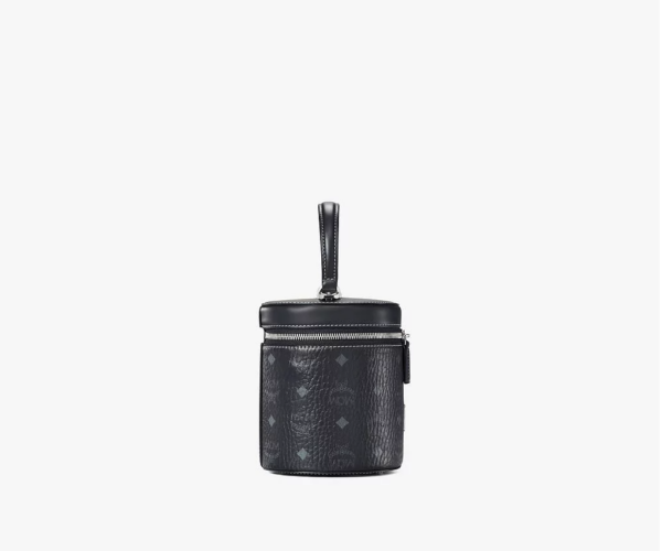 Túi MCM Cylinder Crossbody In Visetos Black MWRAACG01BK001 - Ảnh 5