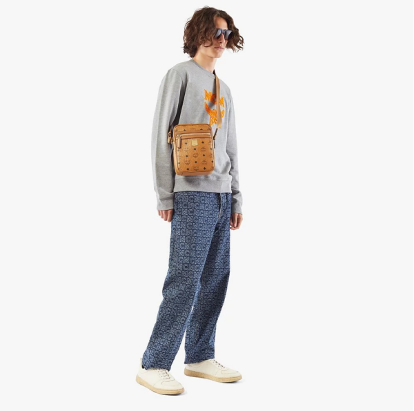 Túi MCM Ns Klassik Crossbody Cognac MMRAAKC04CO001 - Ảnh 5