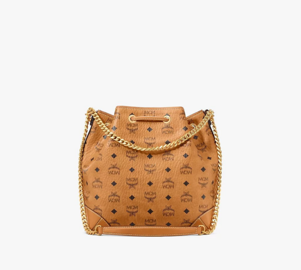 Túi MCM Soft Berlin Drawstring Bag Cognac MWDAABF02CO001 - Ảnh 3