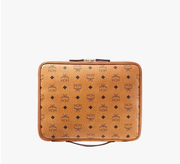Túi MCM Medium iPad Case Original Cognac MXEAAVI03CO001 - Ảnh 2