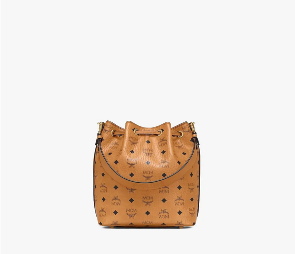 Túi MCM Essential Drawstring Bag Original Cognac MWDAASE02CO001 - Ảnh 4