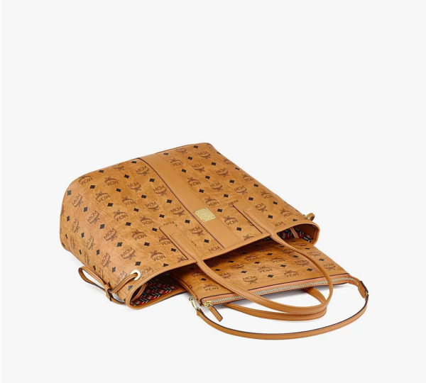 Túi MCM Medium Reversible Liz Shopper Cognac MWPCSVI01CO001 - Ảnh 4