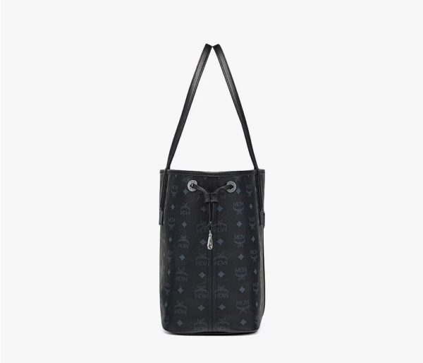Túi MCM Medium Reversible Liz Shopper Black MWPCSVI01BK001 - Ảnh 5