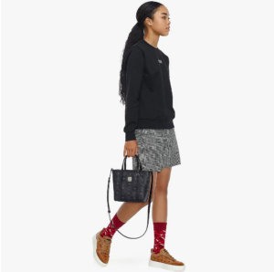 Alternative view of Túi MCM Mini Toni Shopper In Visetos Black MWPAATN04BK001