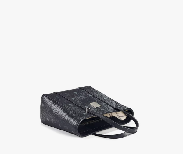 Túi MCM Mini Toni Shopper In Visetos Black MWPAATN04BK001 - Ảnh 4