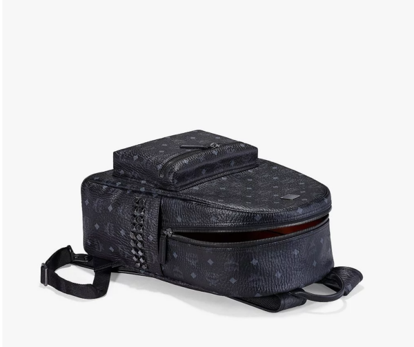 Balo MCM Stark Side Studs Backpack Black MMK6SVE38BK001 - Ảnh 4