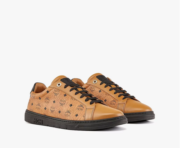 Giày MCM 41 IT Lo Sneakers Black Cognac MEXCSMM02BK041 - Ảnh 4